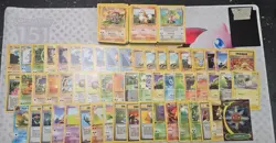 vintage Pokemon card lot MP/DMG c,un Holo, rare, Shadowless, 1st ed 200+ - Image 1