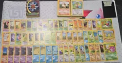 vintage Pokemon card lot MP/DMG c,un Holo, rare, Shadowless, 1st ed 200+ - Image 4
