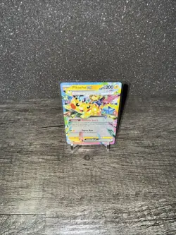 Pokemon TCG Pikachu EX Surging Sparks Ultra Rare Card 057/191 Scarlet & Violet - Image 1