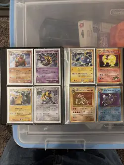Pokemon Binder With Vintage And 11th Movie Japanese Cards (Mint) - Image 1