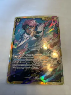 Koby OP11-119 SEC A Fist of Divine Speed - ONE PIECE Card Game English - Image 1