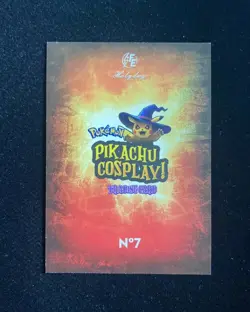 2025 Pokemon Pikachu Cosplay Electric Trading Cards #N7 Rambo DL43 - Image 2