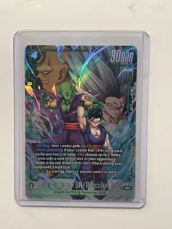 Bandai Son Gohan SH/Piccolo SH Dragon Ball Super Promo Foil Battle Card FP-076 - Image 1