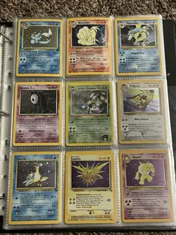 Huge Vintage Pokemon Card Binder Collection 100+ Cards - WOTC Era Lot, E-Readers - Image 1
