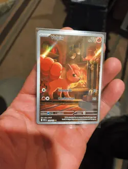 Pokemon TCG Vulpix Illustration Rare Card #138/132 Mega Evolutions NM - Image 1