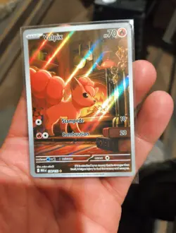 Pokemon TCG Vulpix Illustration Rare Card #138/132 Mega Evolutions NM - Image 4