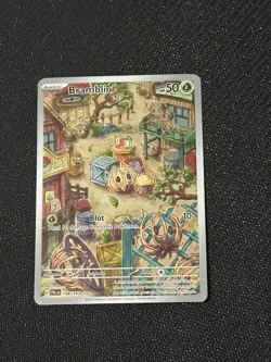 Pokemon Bramblin 198/193 Paldea Evolved Full Art Holo Illustration Rare Card - Image 1