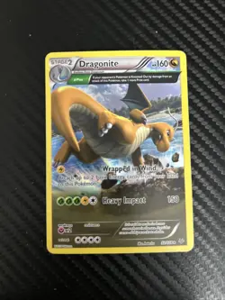Pokemon TCG Dragonite Full Art Holo Card Roaring Skies 52/108 - Image 1
