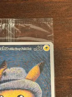 Pikachu with Grey Felt Hat 085 Promo Card Van Gogh Sealed PSA 10 CONTENDER - Image 4