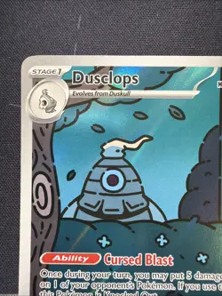 Pokemon TCG Dusclops Full Art Illustration Rare Holo Card 069/064 Shrouded Fable - Image 2