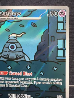 Pokemon TCG Dusclops Full Art Illustration Rare Holo Card 069/064 Shrouded Fable - Image 3
