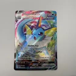Vaporeon Vmax 30/203 Evolving Skies NM Full Art Ultra Rare Pokemon Card - Image 3