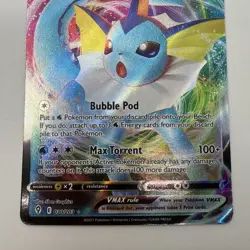 Vaporeon Vmax 30/203 Evolving Skies NM Full Art Ultra Rare Pokemon Card - Image 4