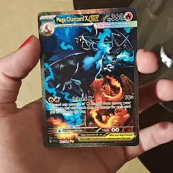 Pokemon TCG Mega Charizard X EX Full Art Holo Dragon Stage 2 Card 125/094 - Image 3