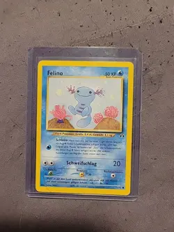 German Felino Wooper Pokemon Card Neo Discovery 71/75 Unlimited - Image 1
