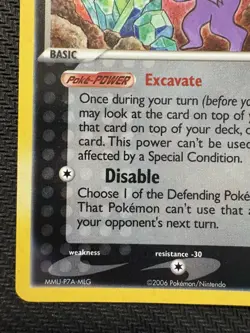 Pokemon TCG Sableye EX Crystal Guardians Holo Rare 10/100 2006 Near Mint NM Card - Image 5