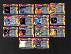 Pokemon Topps Mewtwo Strikes Back Movie Scene Card Lot 14 NM Vintage - Image 2