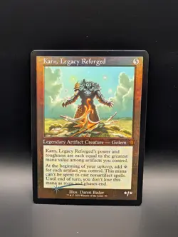 MTG - Karn, Legacy Reforged - FOIL RETRO FRAME - MAT #99 - Mythic - Image 1