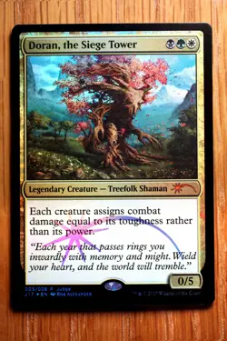 Doran, the Siege Tower Judge FOIL Promo *NM Unplayed* Magic the Gathering MTG - Image 3