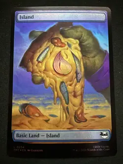 Island #254 Foil MTG Teenage Mutant Ninja Turtles Secret Lair Basic Land - Image 1