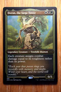 Doran, the Siege Tower FOIL Etched / Double Masters 2022 *NM Unplayed* Magic MTG - Image 1