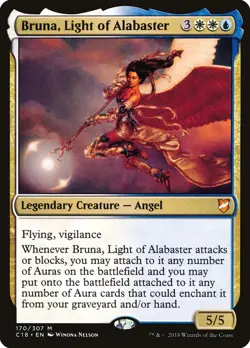 MTG Bruna, Light of Alabaster ** Commander 2018 ** English - Image 1