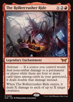 MTG The Rollercrusher Ride ** Duskmourn: House of Horror ** English - Image 1