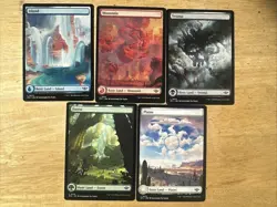 Outlaws of Thunder Junction Full Art Land Set Magic the Gathering MTG - Image 1
