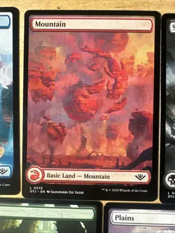 Outlaws of Thunder Junction Full Art Land Set Magic the Gathering MTG - Image 3