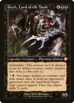 MTG Geth, Lord of the Vault ** The Brothers' War Commander ** English - Image 1