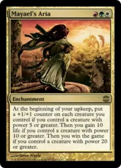 MTG - Mayael's Aria - Alara Reborn - NM, English Magic FLAT RATE SHIP - Image 1