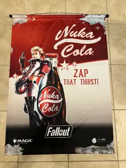 Magic The Gathering Fallout Nuka Cola Ultra Pro Cloth Poster 36x27 - Image 1