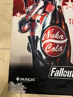 Magic The Gathering Fallout Nuka Cola Ultra Pro Cloth Poster 36x27 - Image 3