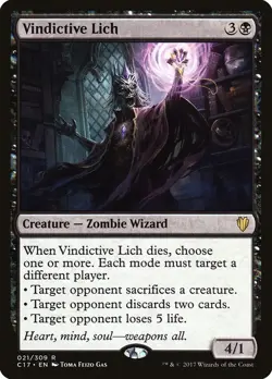 MTG Vindictive Lich ** Commander 2017 ** English - Image 1