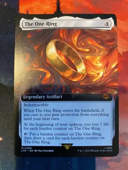 MTG Lord of the Rings The One Ring Extended Art - Image 1