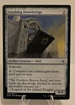 Crashing Drawbridge MTG Throne of Eldraine Regular - Image 1