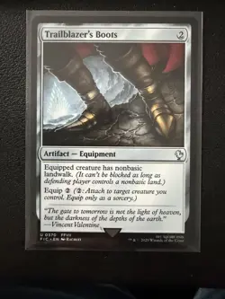Trailblazer's Boots 370 - NM - Final Fantasy Commander - MTG - Image 1