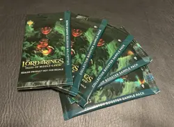 5 Packs of Magic the Gathering Lord of the Rings Collector Sample Packs, 5 Packs - Image 1