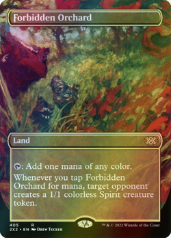 MTG Forbidden Orchard Borderless Foil ** Double Masters 2022 ** English - Image 1