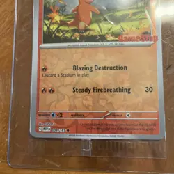 Pokemon 151 Charmander Gamestop Stamped Reverse Holo Promo 004/165 Sealed - Image 3