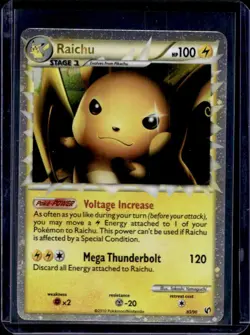 2010 Pokemon HeartGold & SoulSilver Undaunted Raichu #83/90 - Image 1