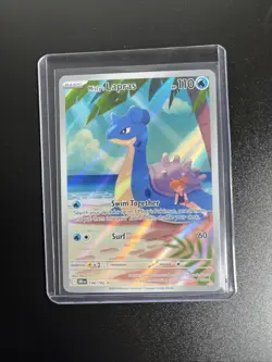 Pokemon TCG Misty's Lapras 194/182 Sv10: Destined Rivals Illustration Rare - Image 1