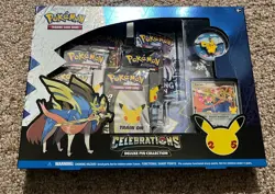Pokemon Celebrations 25th Anniversary Deluxe Pin Collection Zacian Box New Seald - Image 1