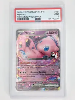 PSA 9 Mint Mew Ex [Prize Pack] #151 Pokemon Scarlet & Violet 151 - Image 1