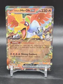 Pokemon Ethan's Ho-Oh ex #039/182 English Destined Rivals Double Rare - Image 1