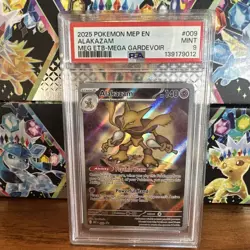 Pokemon Alakazam 009 Mega Evolution ETB Promo - Graded - PSA 9 - Image 1