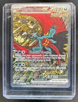 2025 Pokemon Prismatic Evolutions Roaring Moon ex #162/131 - Image 1