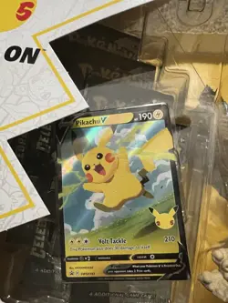 Pokemon TCG Celebrations 25th Anniversary Premium Figure Collection Pikachu VMAX - Image 3