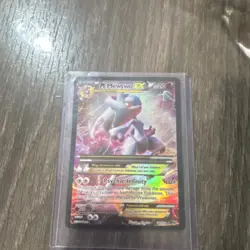 Pokemon M Mewtwo EX 63/162 Mega Foil Psychic Infinity Standard Card - Image 1