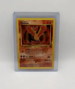 Moltres 27/62 • Pokemon Fossil Vintage MP - Image 1